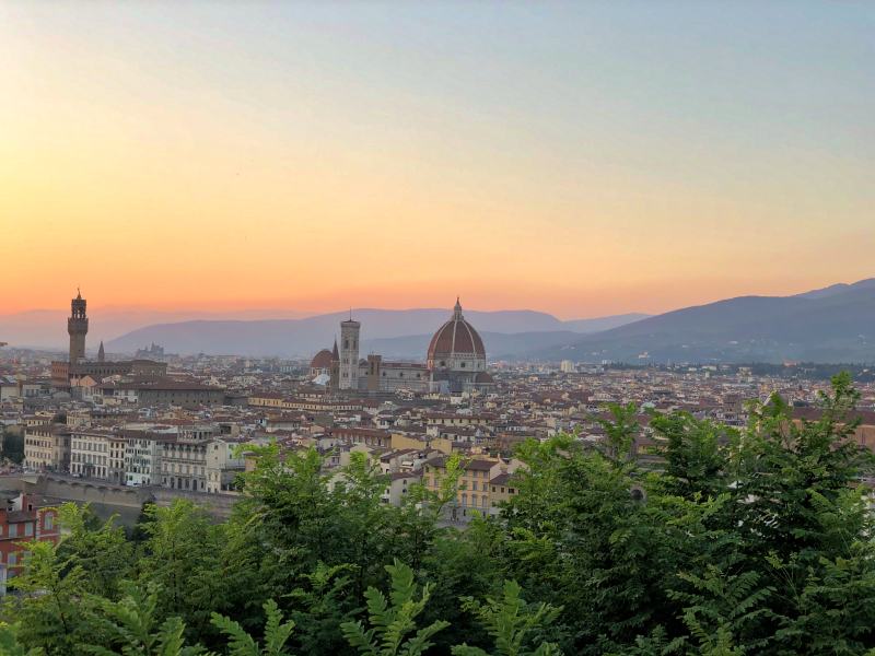 Piazzale Michelangelo Florenz Italienrundreise Modeblog Kulturblazer